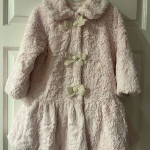Widgeon Cozy Pink Faux Fur Kids Coat